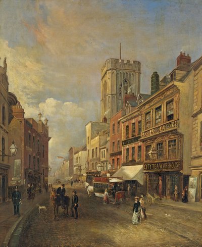 Southgate Street, Gloucester, c.1875 by Edward Smith
